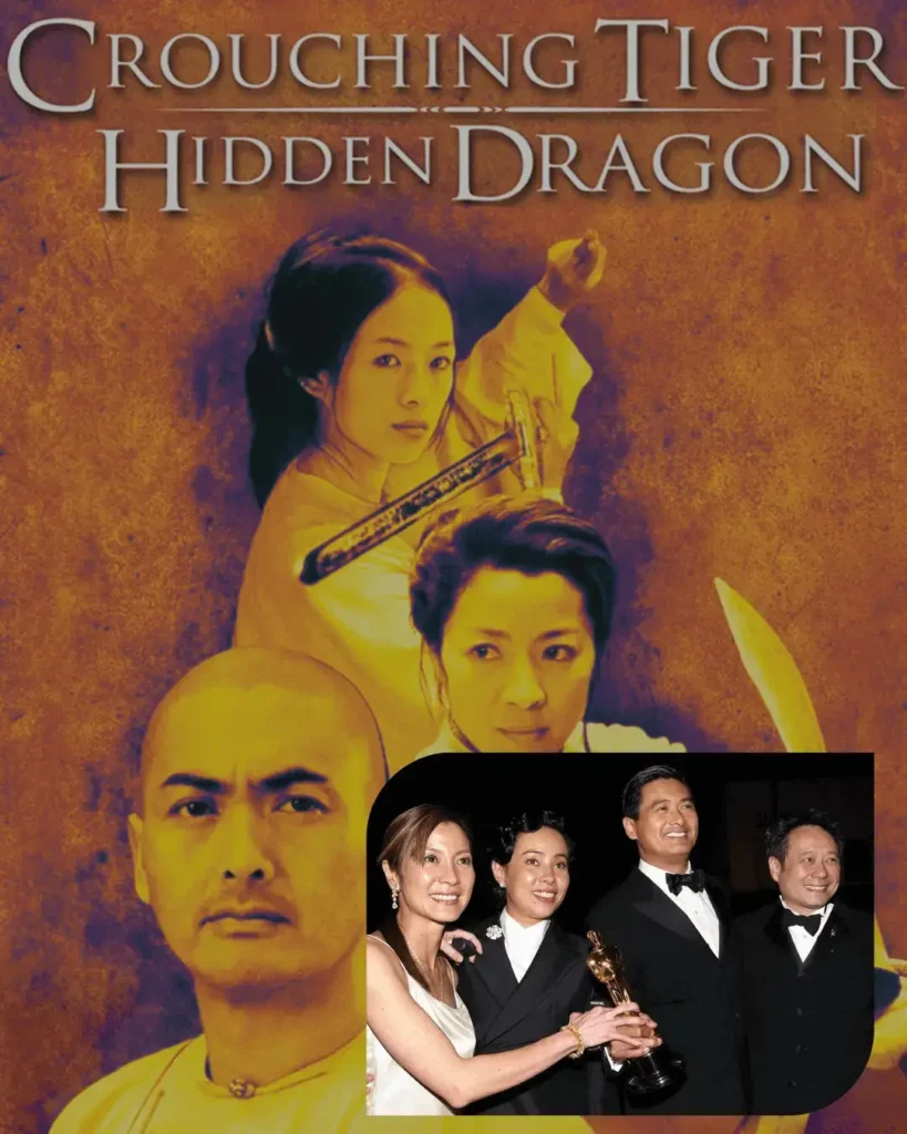 Crouching Tiger, Hidden Dragon Movie Poster & The team at Oscars