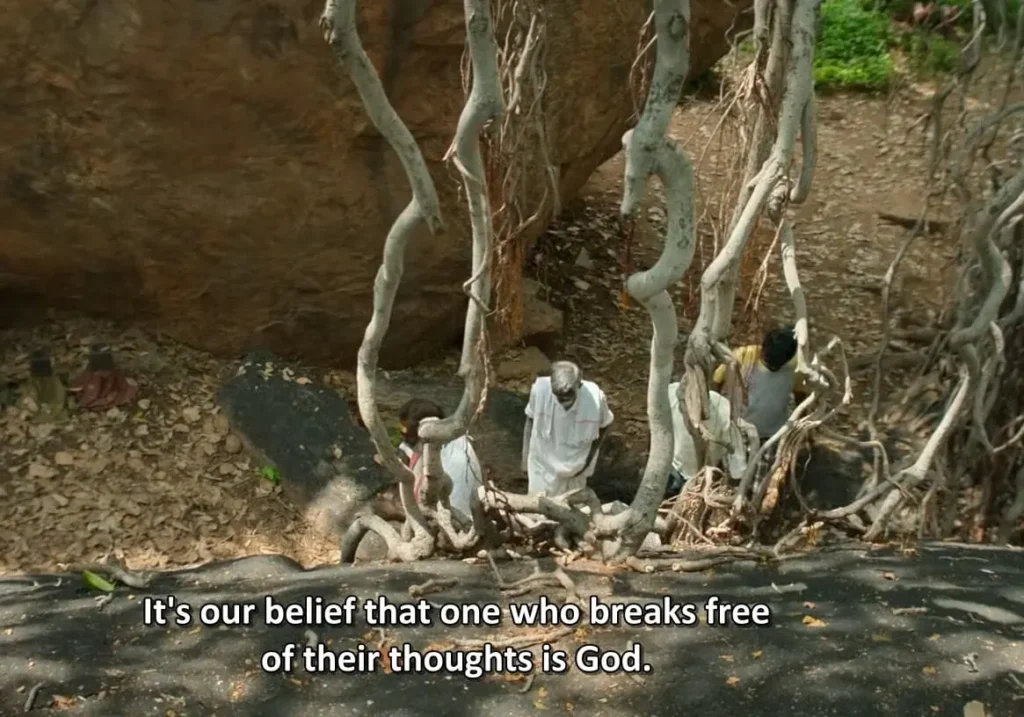 A quote from the movie Kadaisi Vyavasai