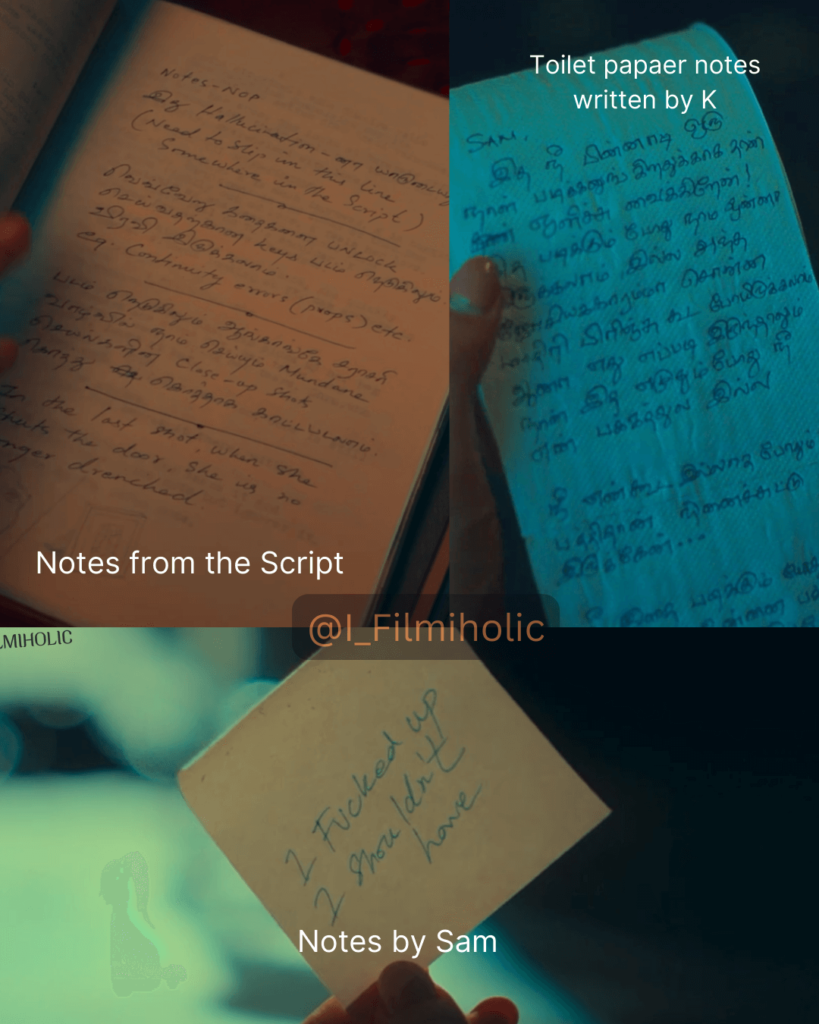 Notes from Ninaivo Oru Paravai: Analyse the Handwriting