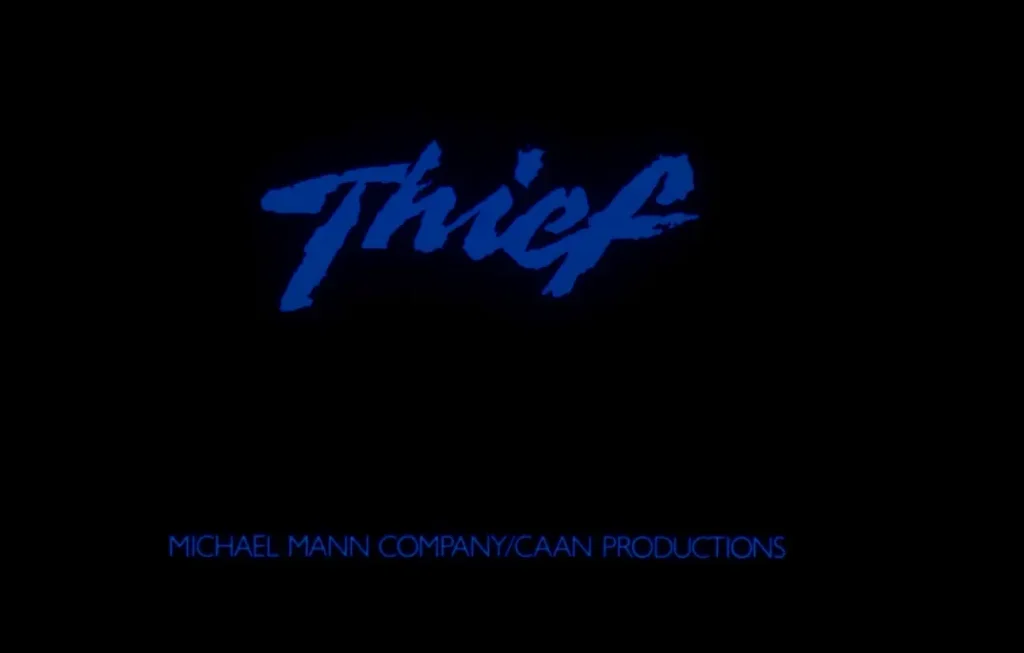 Title Card of the movie Thief
