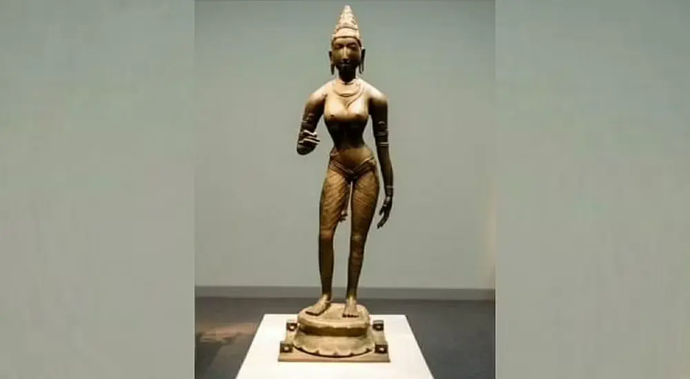 A 1,000-year-old idol of the Queen was traced recently by the TN Idol Wing.