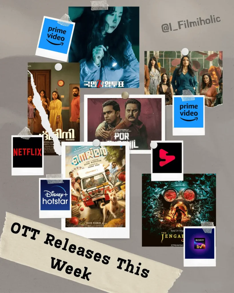 Collage of OTT RELEASES THIS WEEK