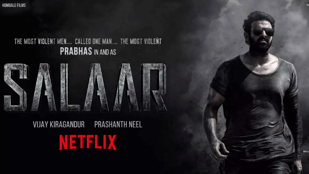 SALAAR poster from Netflix